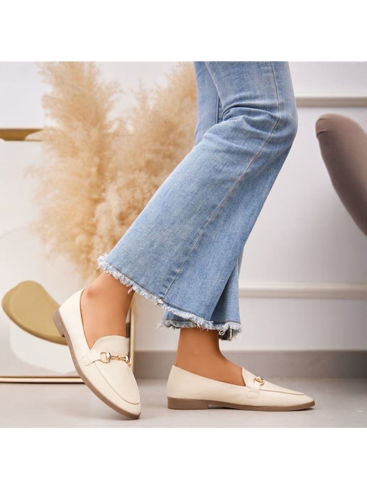 Ital-Design Halbschuh in Beige günstig kaufen