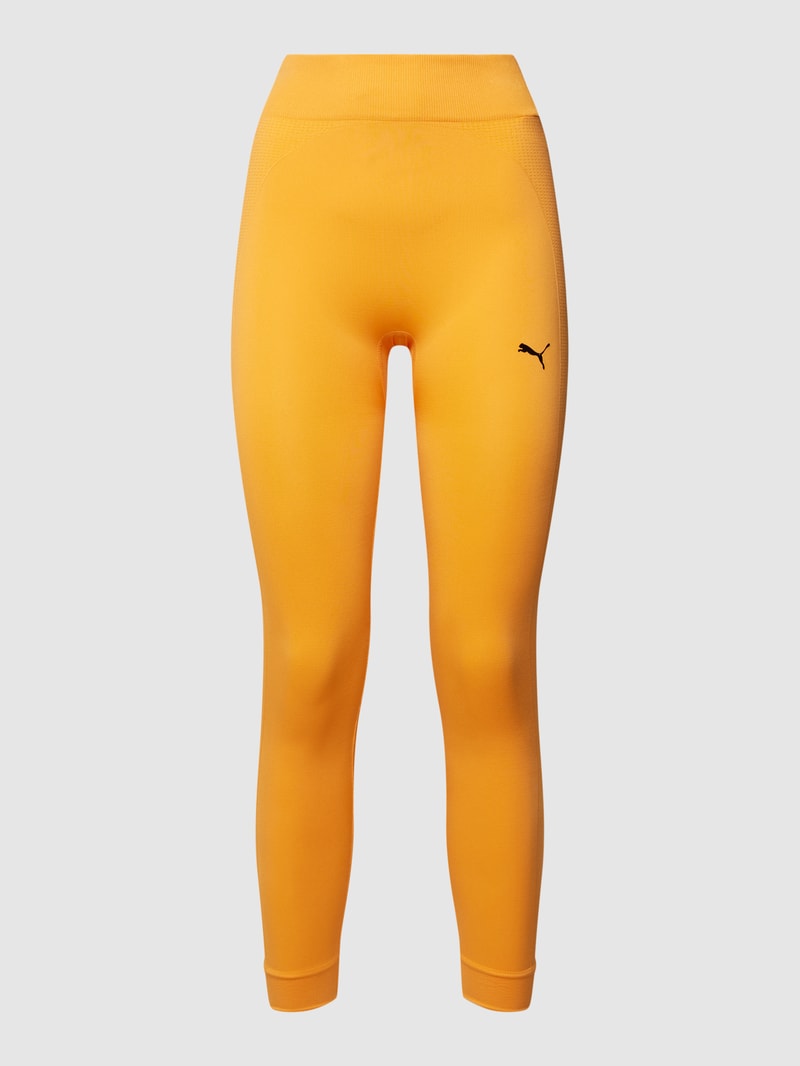 Leggings mit Logo-Print Modell 'STUDIO FOUNDATIONS SEAMLE' in orange