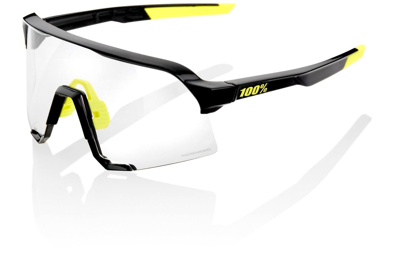 100 Percent S3 Gloss black / Photochromic Lens
