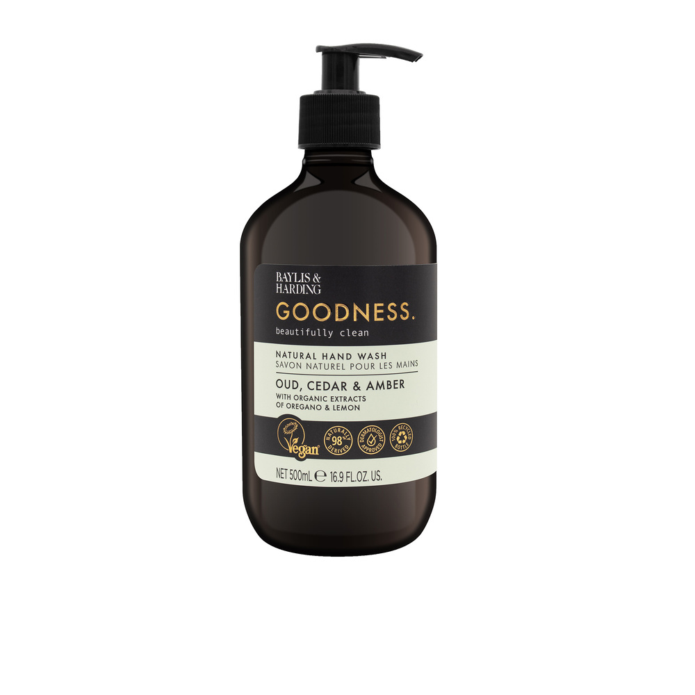 baylis & harding Savon liquide mains Goodness Oud, Cedar& Amber Savon liquide mains
