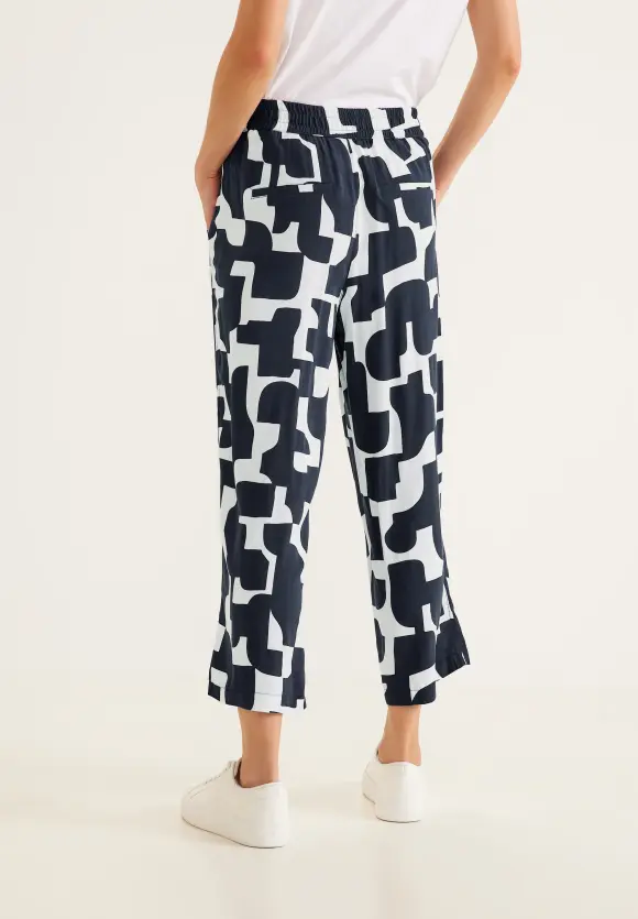 Street One Loose Fit Print Hose