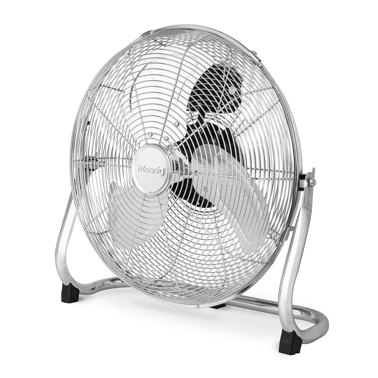 H.Koenig Bodenventilator aus Metall - 40 cm Durchmesser
