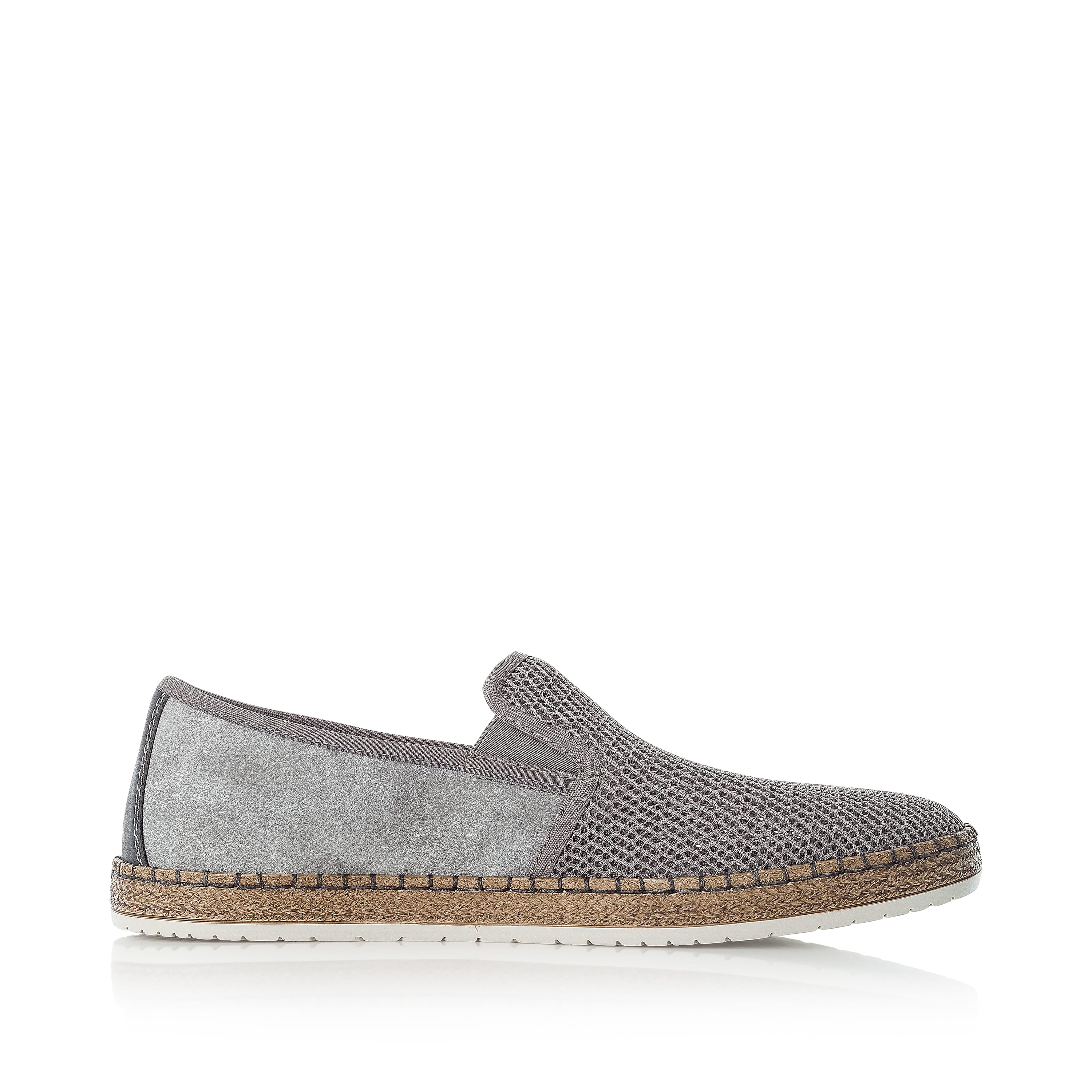 Rieker Herren Slipper stahlgrau