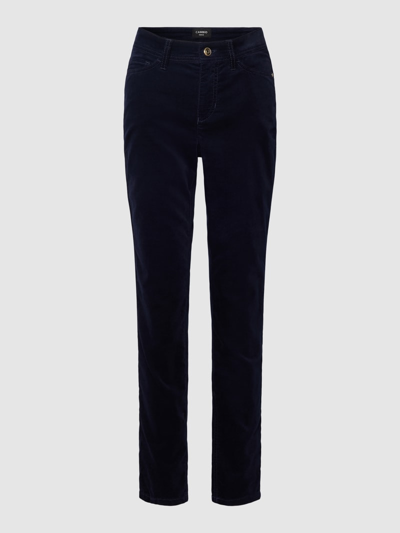 Slim Fit Jeans im 5-Pocket-Design Modell 'PIPER' in marineblau