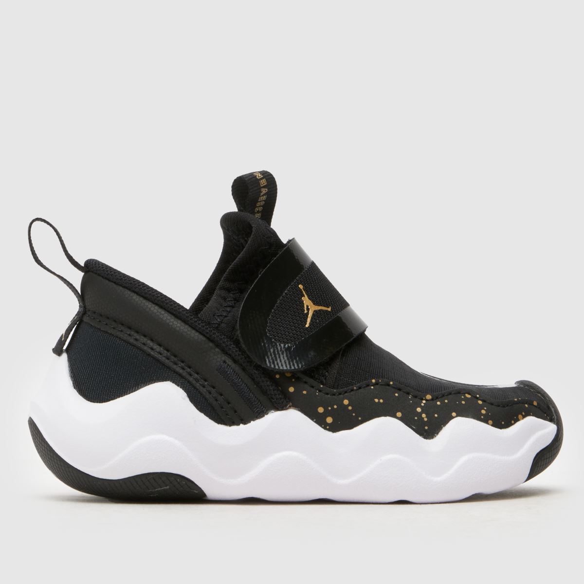 Černo-zlaté dětské tenisky Nike Jordan 23/7