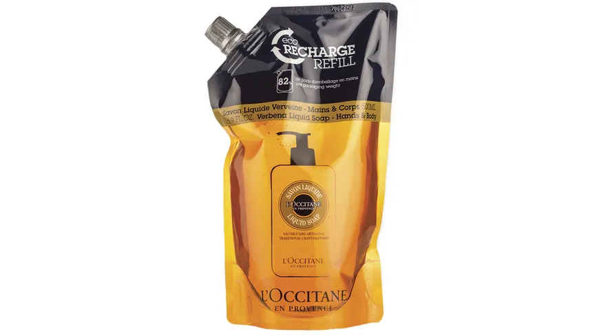 L'OCCITANE EN PROVENCE Karité Flüssigseife Verbene Öko-Nachfüllpackung 500 ml