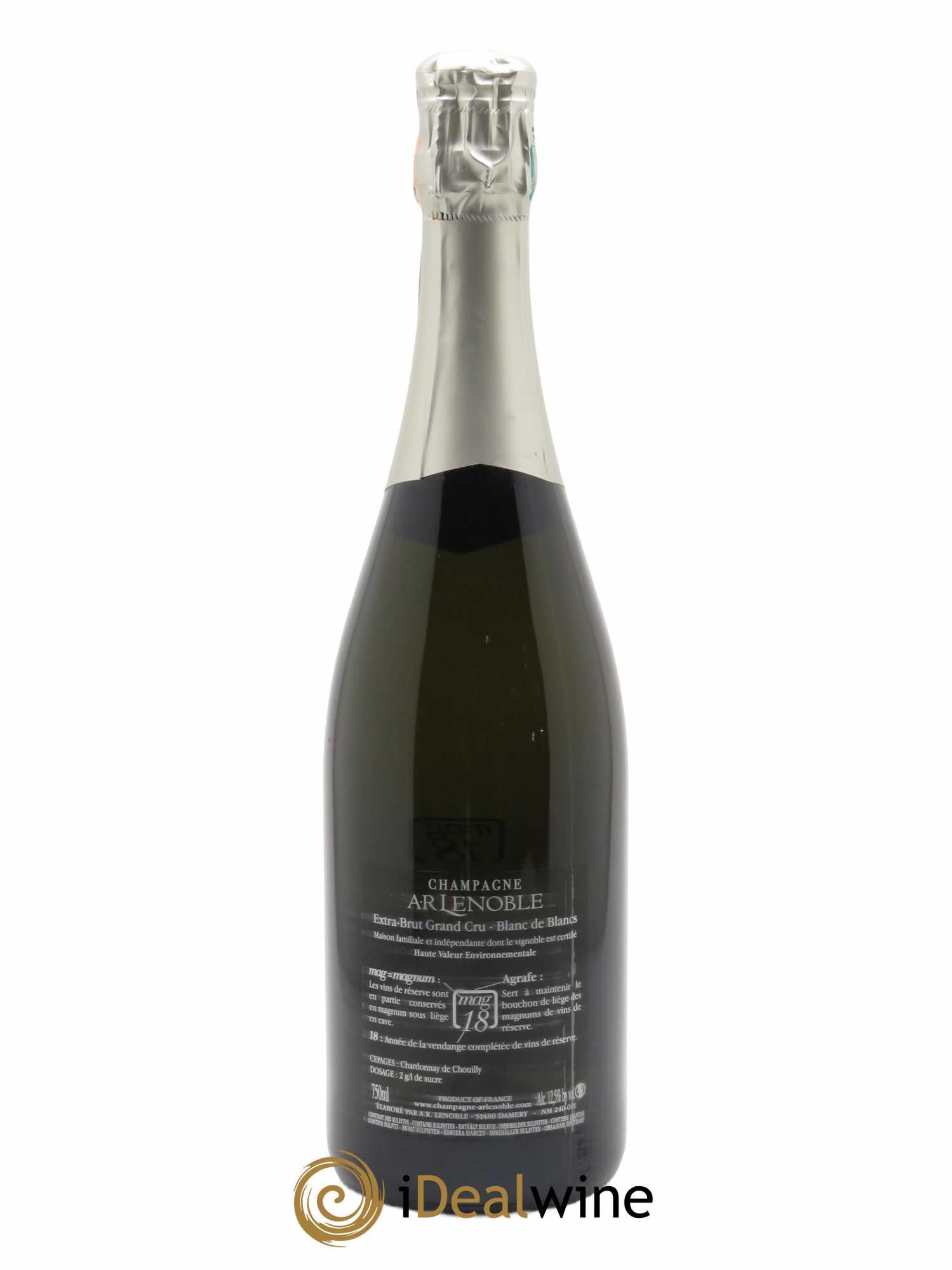 Mag 18 Blanc de Blancs Grand Cru Extra Brut AR Lenoble   - Lot de 1 Bouteille