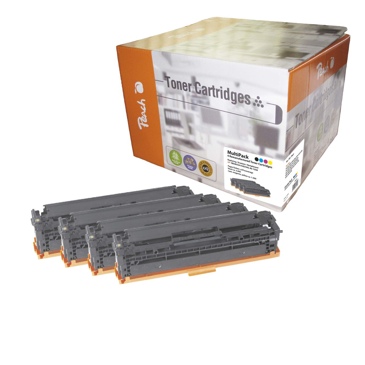 Peach Spar Pack Tonermodule ersetzt HP No. 125A