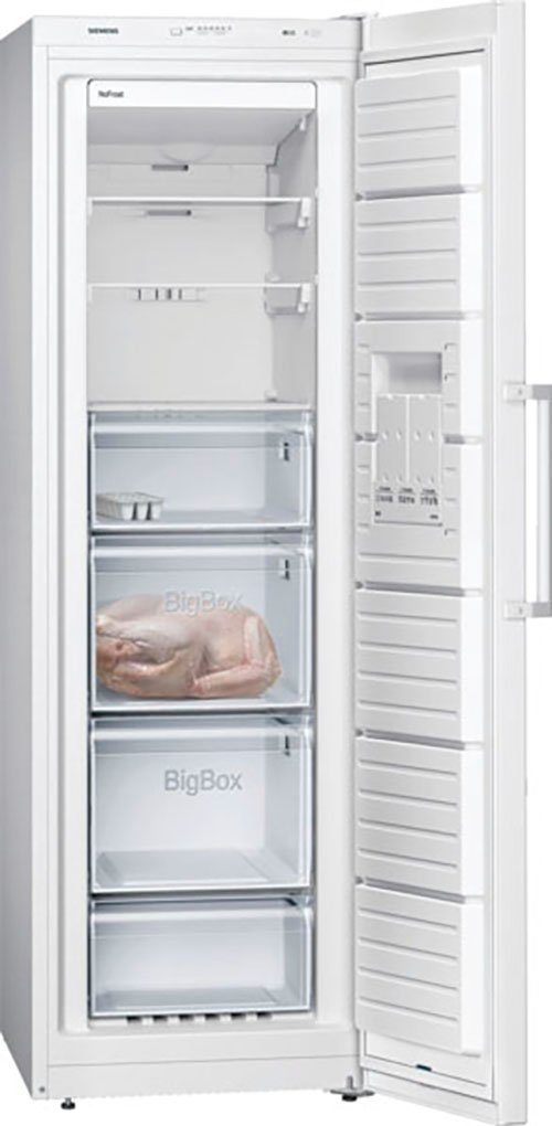 SIEMENS Gefrierschrank iQ300 GS36NVWEP, 186 cm hoch, 60 cm breit
