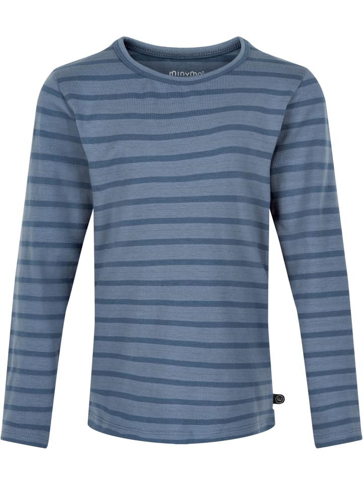 Minymo Kinder Longsleeve in Blau günstig kaufen