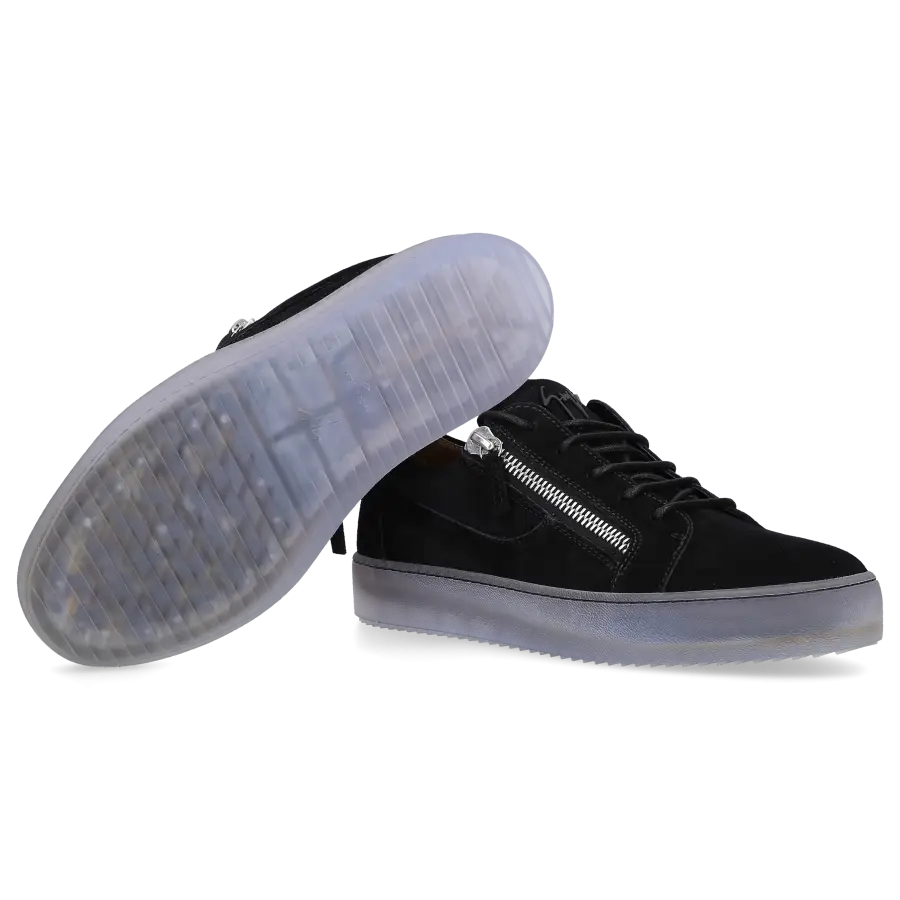 Giuseppe Zanotti - Sneaker low FRANKIE Veloursleder - schwarz