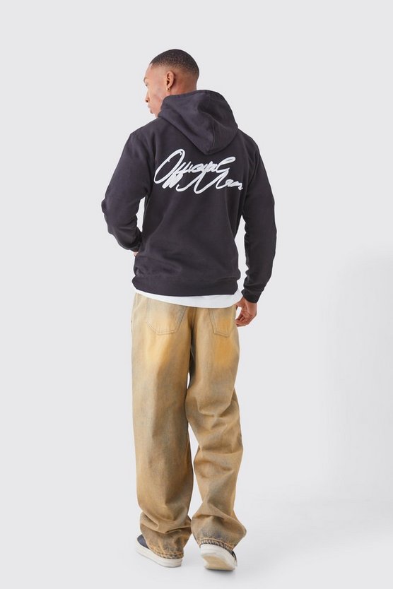 Man Hoodie mit Print