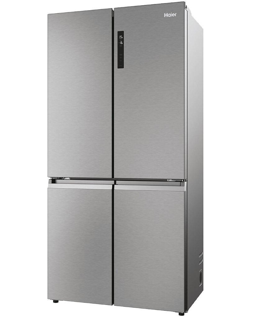 Haier Multi Door Edelstahlfront HCR5919ENMP, 190 cm hoch, 90,5 cm breit, Total No Frost, 55 cm Tief, Türdisplay, LED Beleuchtung