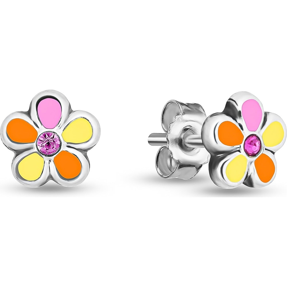 FAVS Boucles d'oreilles à fermoir à poussette 925 Argent Boucles d'oreilles
