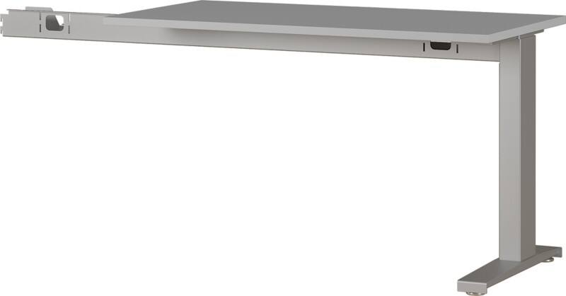 Germania Schreibtisch-Erweiterung 4241-583 Hellgrau, Schwarz 1130 mm (B) x 600 mm (T) x 870 mm (H)