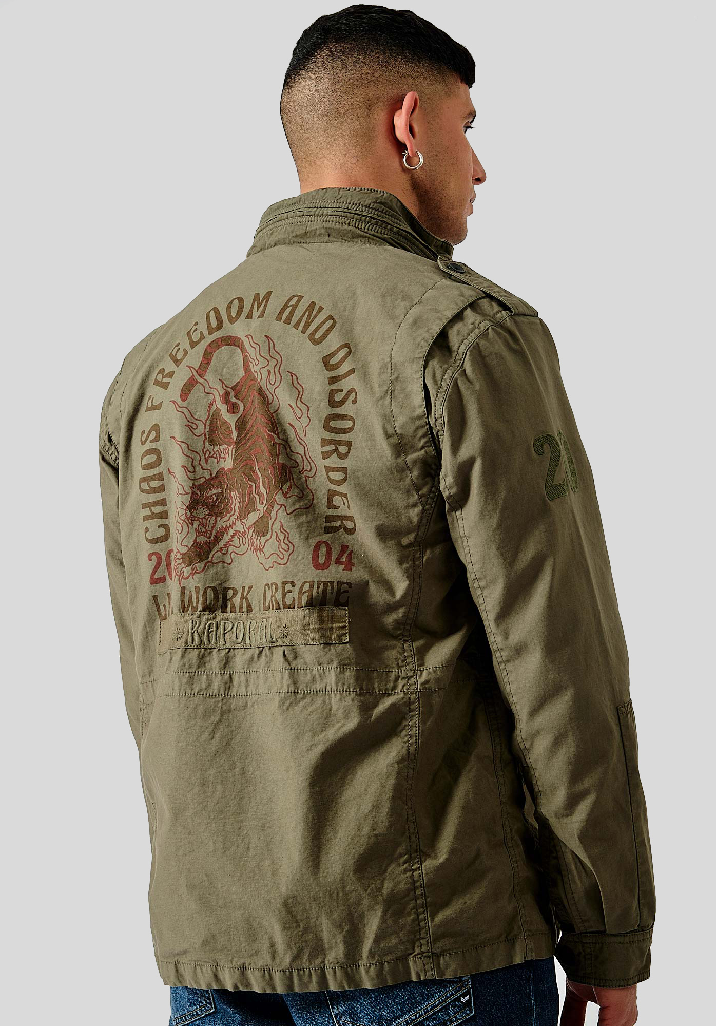 RICH   Veste kaki homme