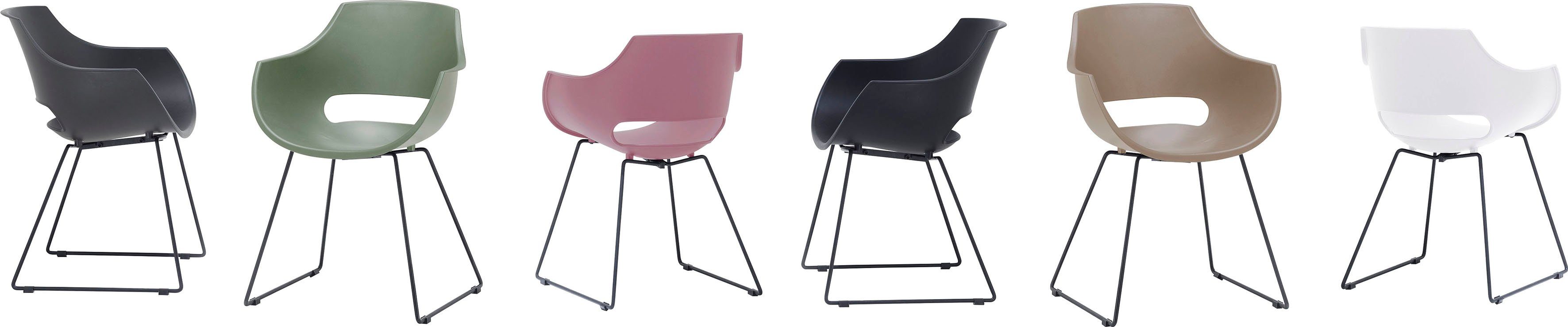 MCA furniture Schalenstuhl Rockville (Set, 4 St), Stuhl belastbar bis 120 Kg