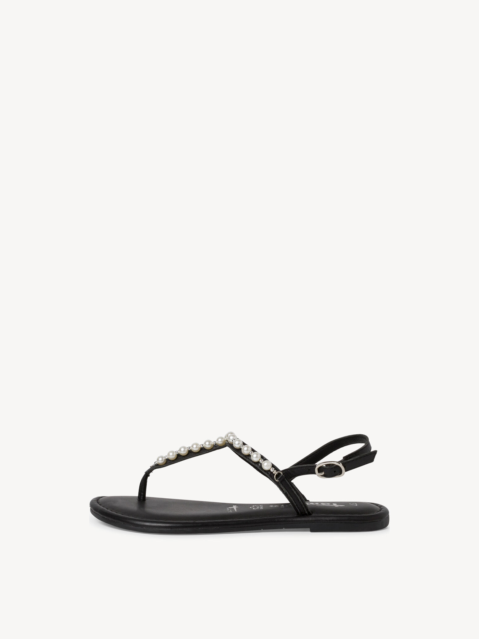 Sandale en cuir - noir