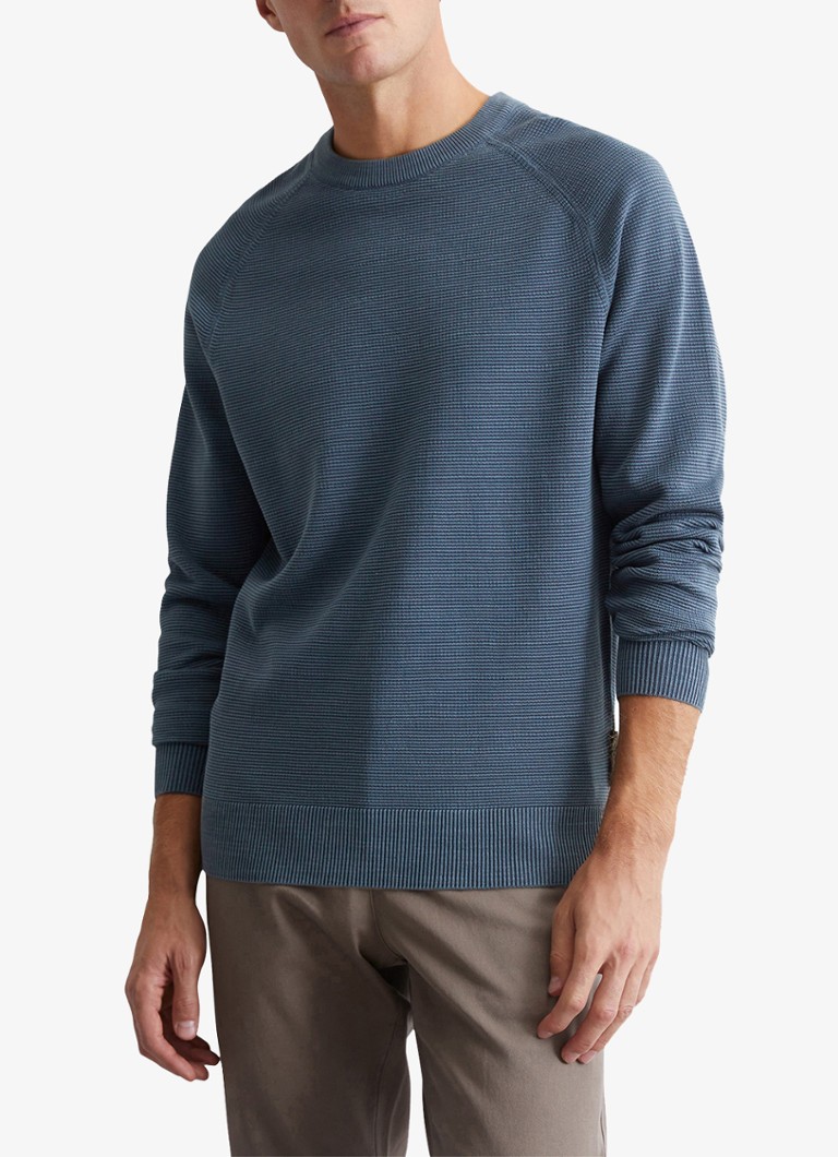 Marc O'Polo Fine-knit organic cotton sweater with round neck