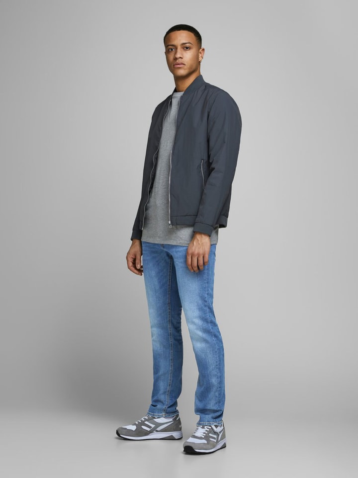 Jack & Jones Jeans TIM Straight Legs Flat Front TIM ORIGINAL in Blau-2 günstig kaufen