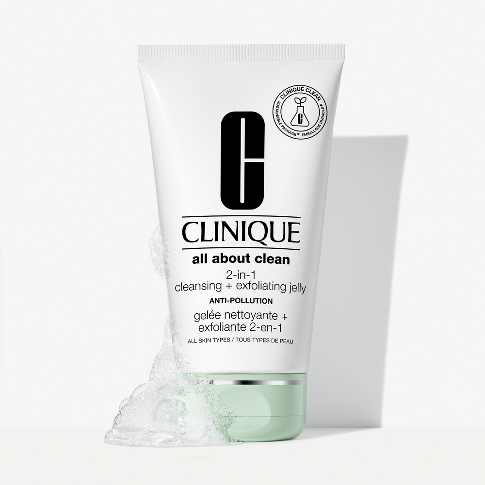 Clinique All About Clean Gelée Nettoyante + Exfol iante 2-en-1 Gelée Nettoyante Exfoliante 2-en-1