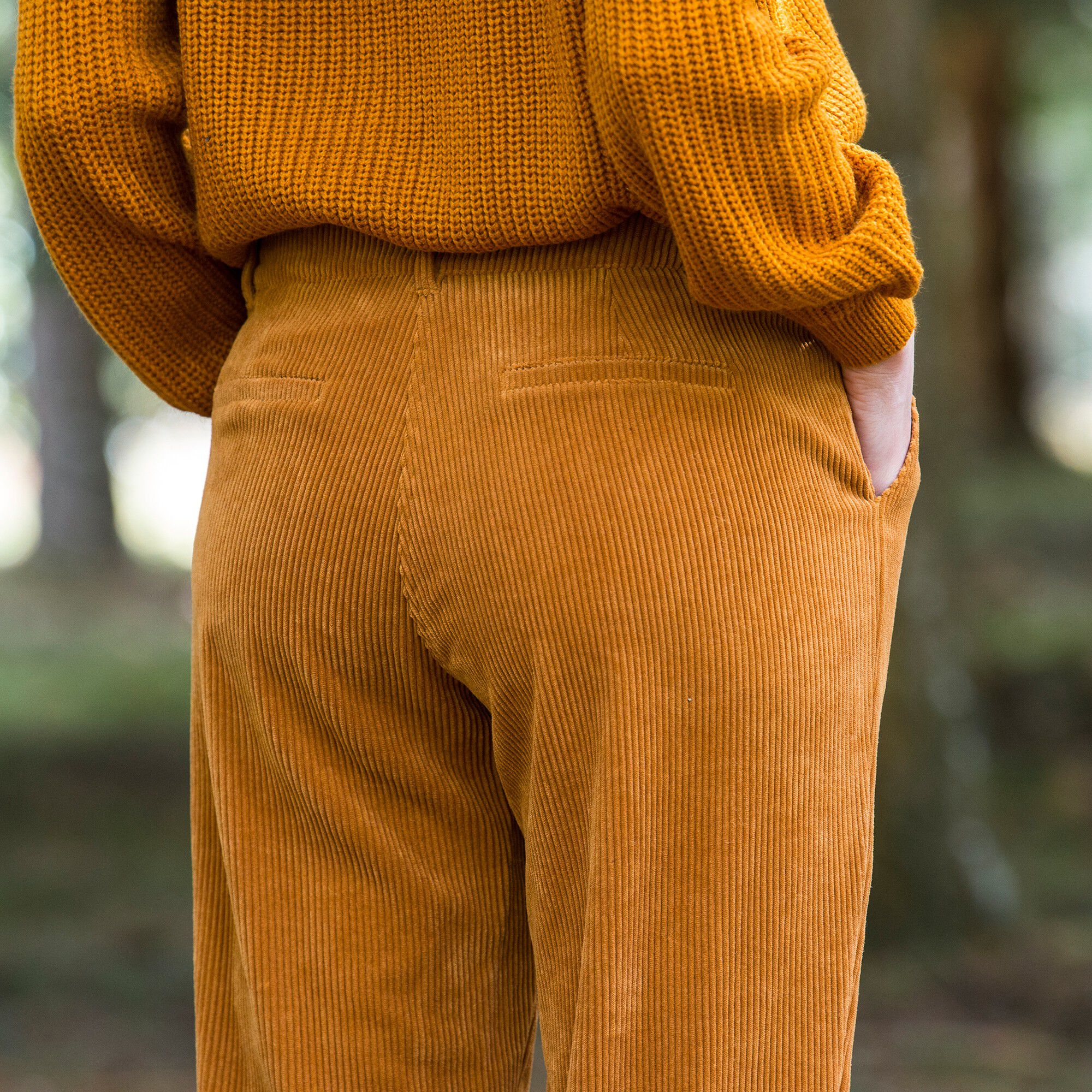 Pantalon 7/8ème, velours