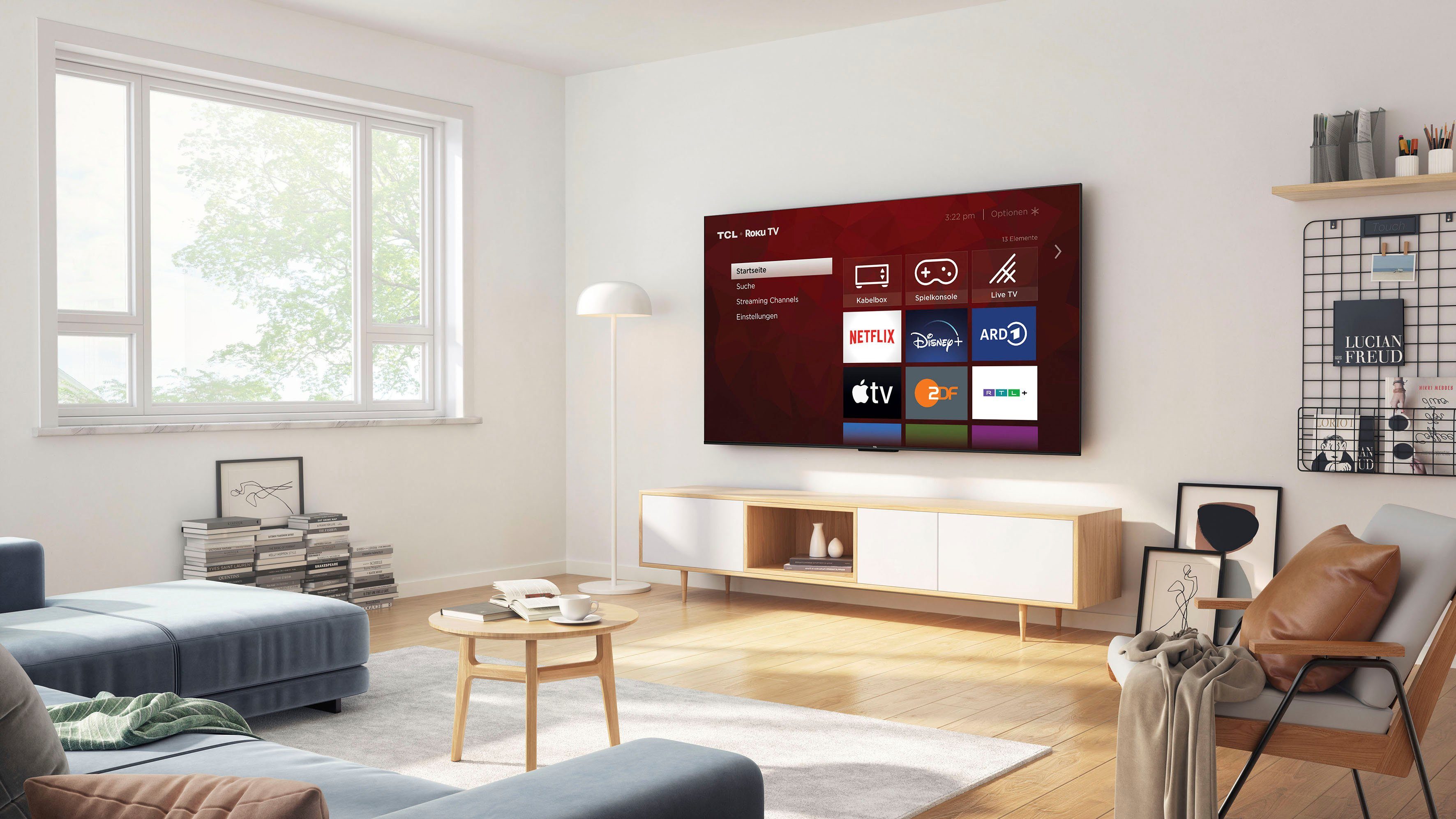 TCL 65RP630X1 LED-Fernseher (164 cm/65 Zoll, 4K Ultra HD, Smart-TV, Roku TV, HDR, HDR10, Dolby Vision, Game Master, HDMI 2.1)