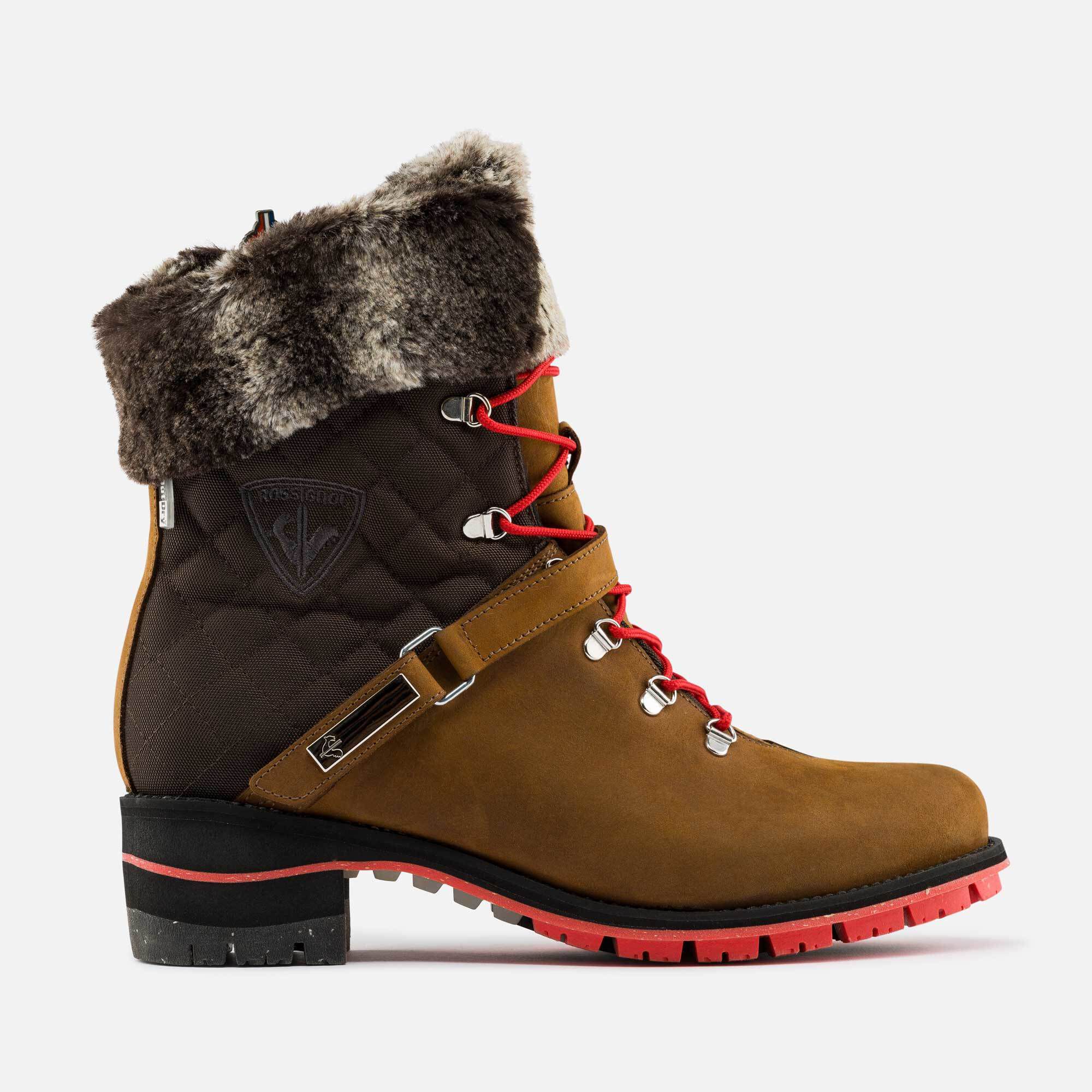 Bottes 1907 Megève en Nubuck Camel Femme