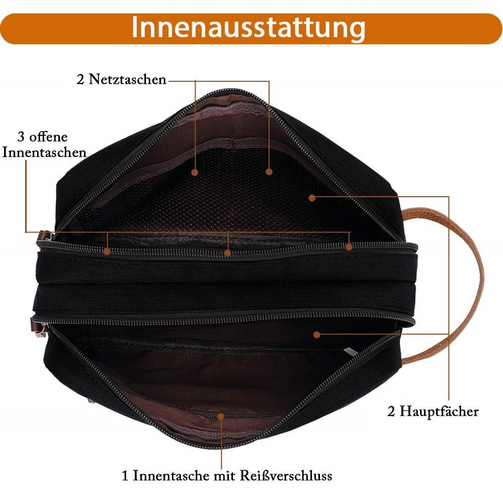 VIVIHEYDAY Kulturbeutel Kosmetiktasche Kulturtasche für Herren Damen (Reise Kulturbeutel Kosmetiktasche), Damen-Kosmetiktasche