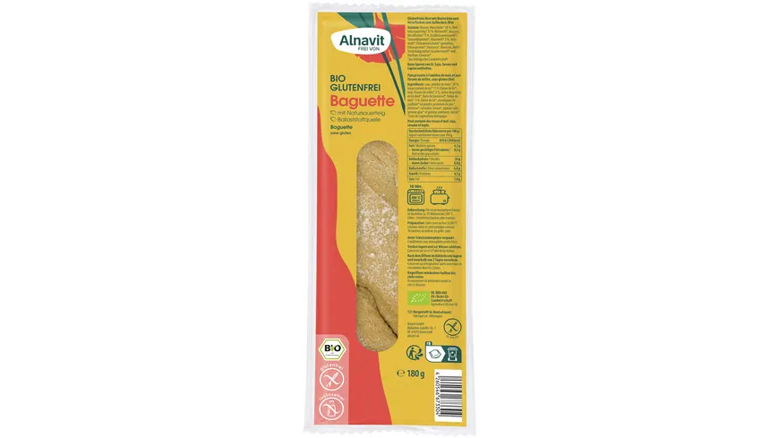 Alnavit Bio Baguette 180 g