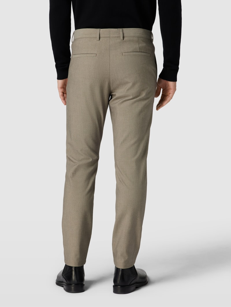 Chino mit Eingrifftaschen Modell 'ROBERT' in beige