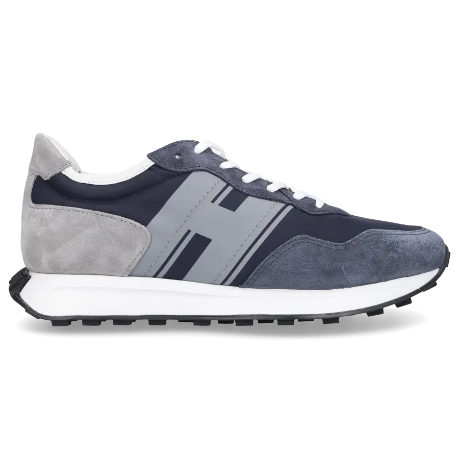 Hogan - Sneaker low H601 Veloursleder Textil - blau