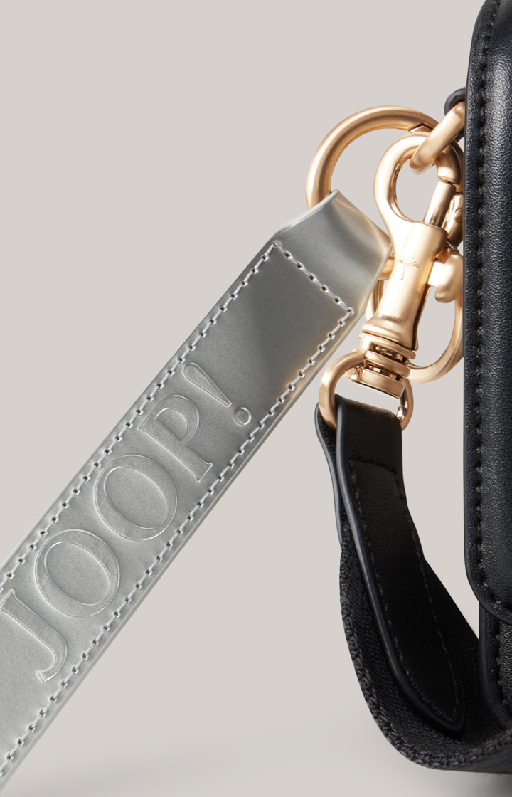 Schultertasche Mazzolino Edition Sousa in Schwarz/Offwhite