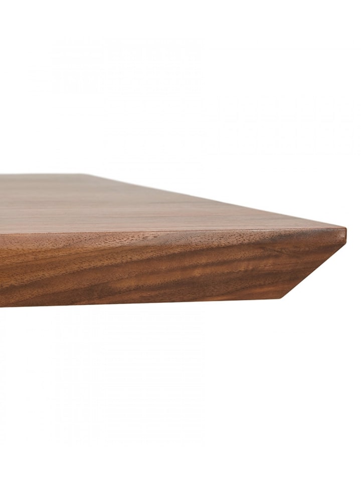 KADIMA DESIGN Esstisch aus Walnussholz mit Metallgestell | Modern Elegant in Braun-Grau günstig kaufen onesize
