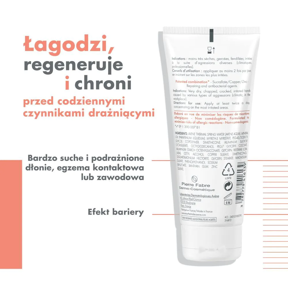 Avène Cicalfate regeneruojamasis rankų kremas