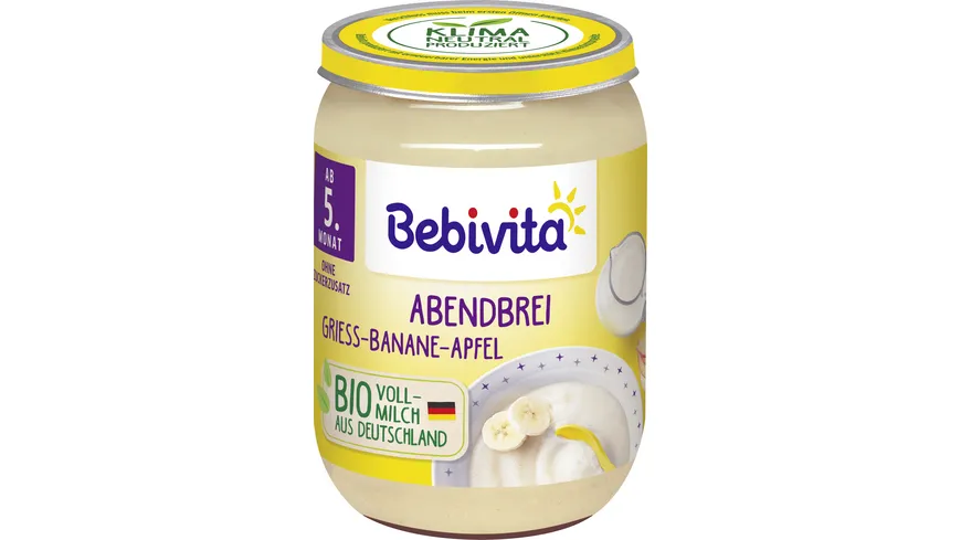Bebivita Abendbrei Grieß-Banane-Apfel 190 g