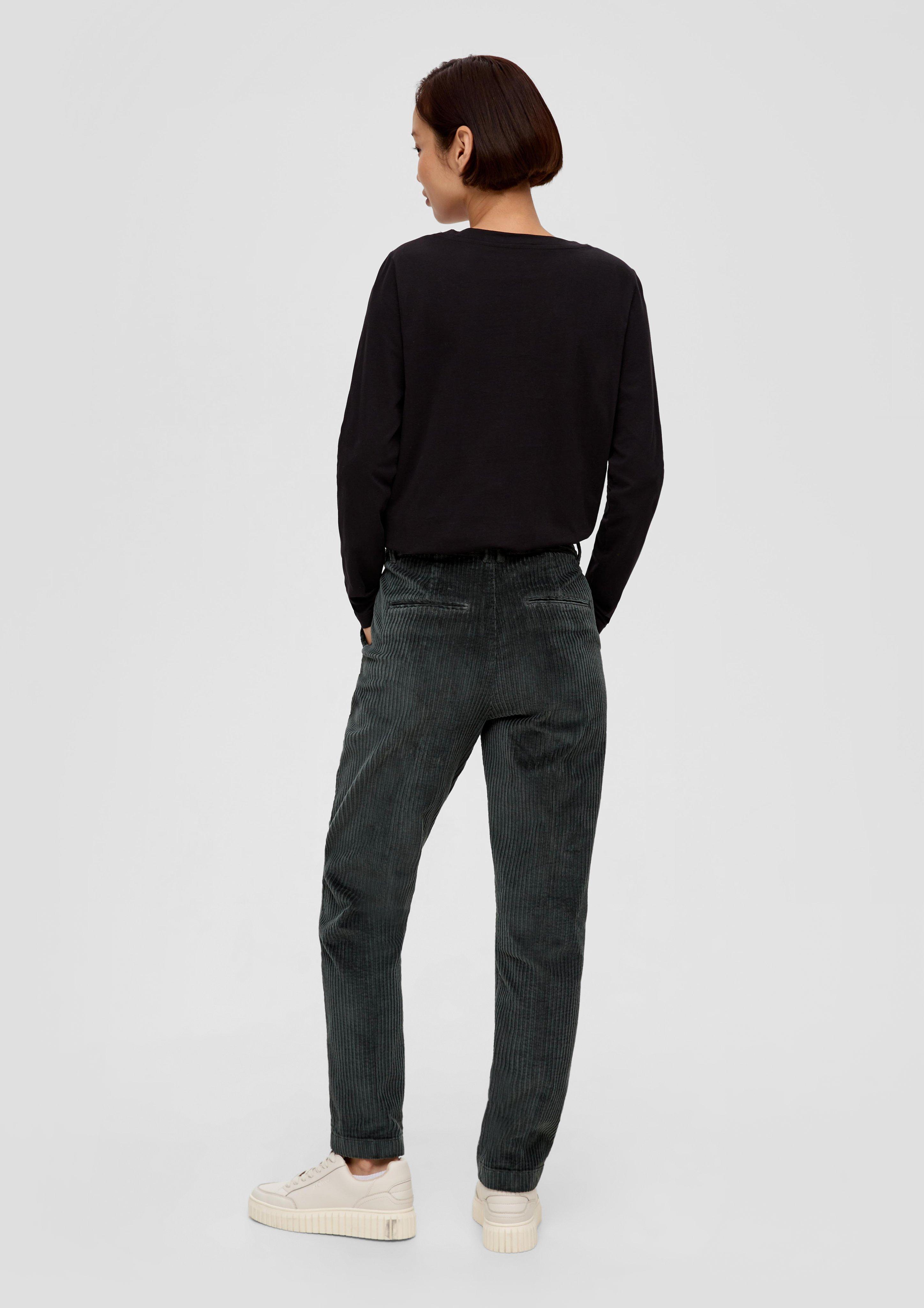 Regular: Bundfaltenhose aus Cord  2138060-7909