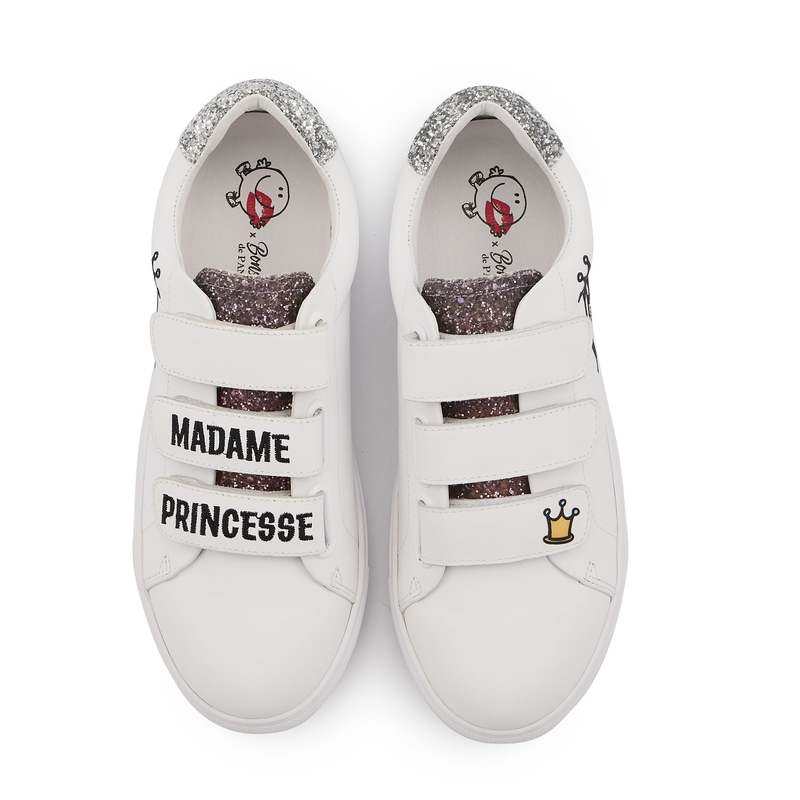 Baskets en cuir Edith monsieur madame princesse