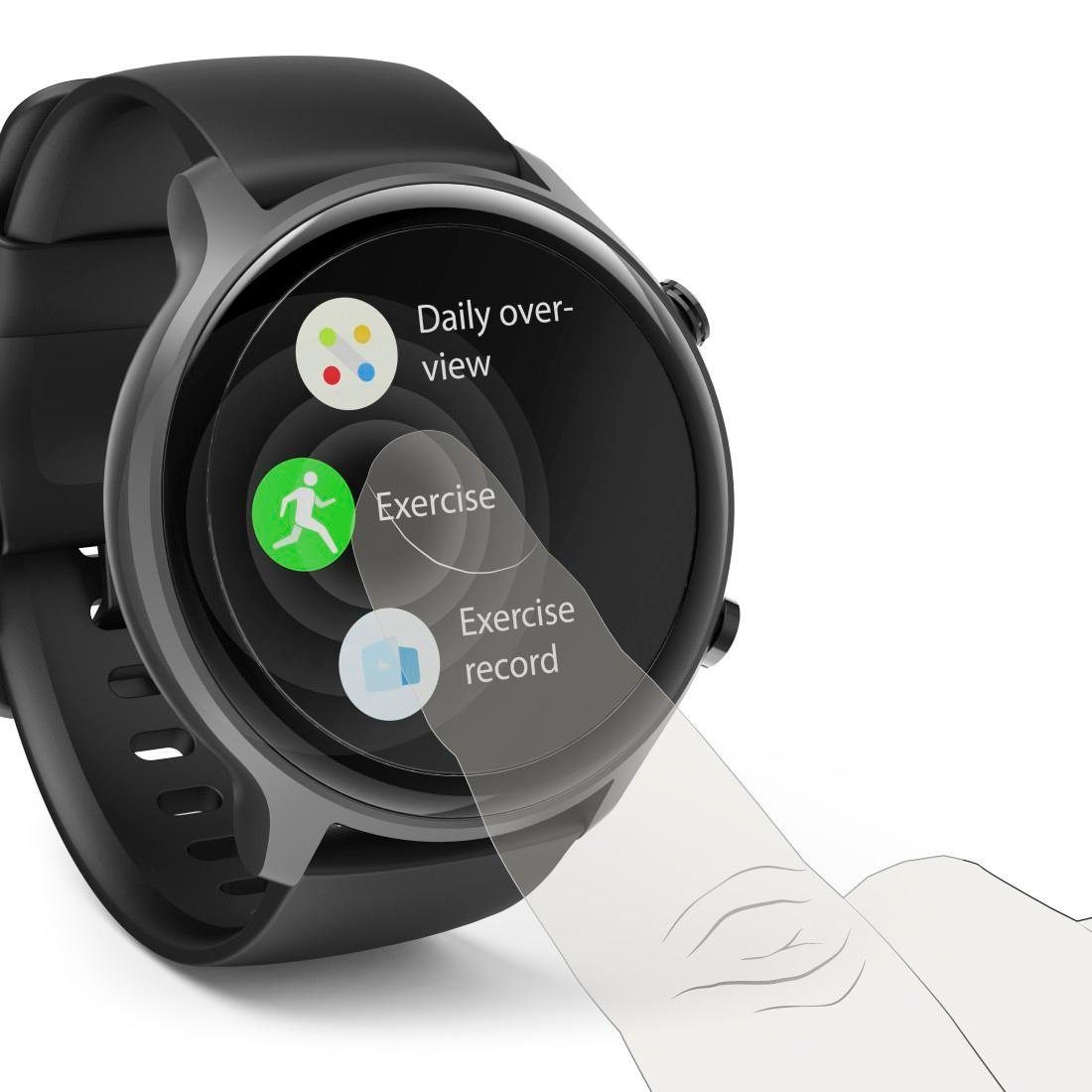 Hama Smartwatch Herren GPS Pulsmessung, Blutsauerstoff, Herzfrequenz, Timer Smartwatch (3,25 cm/1,28 Zoll), Fitnesstracker, Schritte, Kalorien, Schlaf, Stress, Tempo, Musik, Uhr
