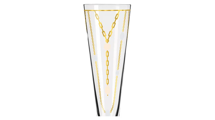 RITZENHOFF Champagnerglas Goldnacht  #39 von Nathalie Jean F24 Gold, Weiß, Rosa