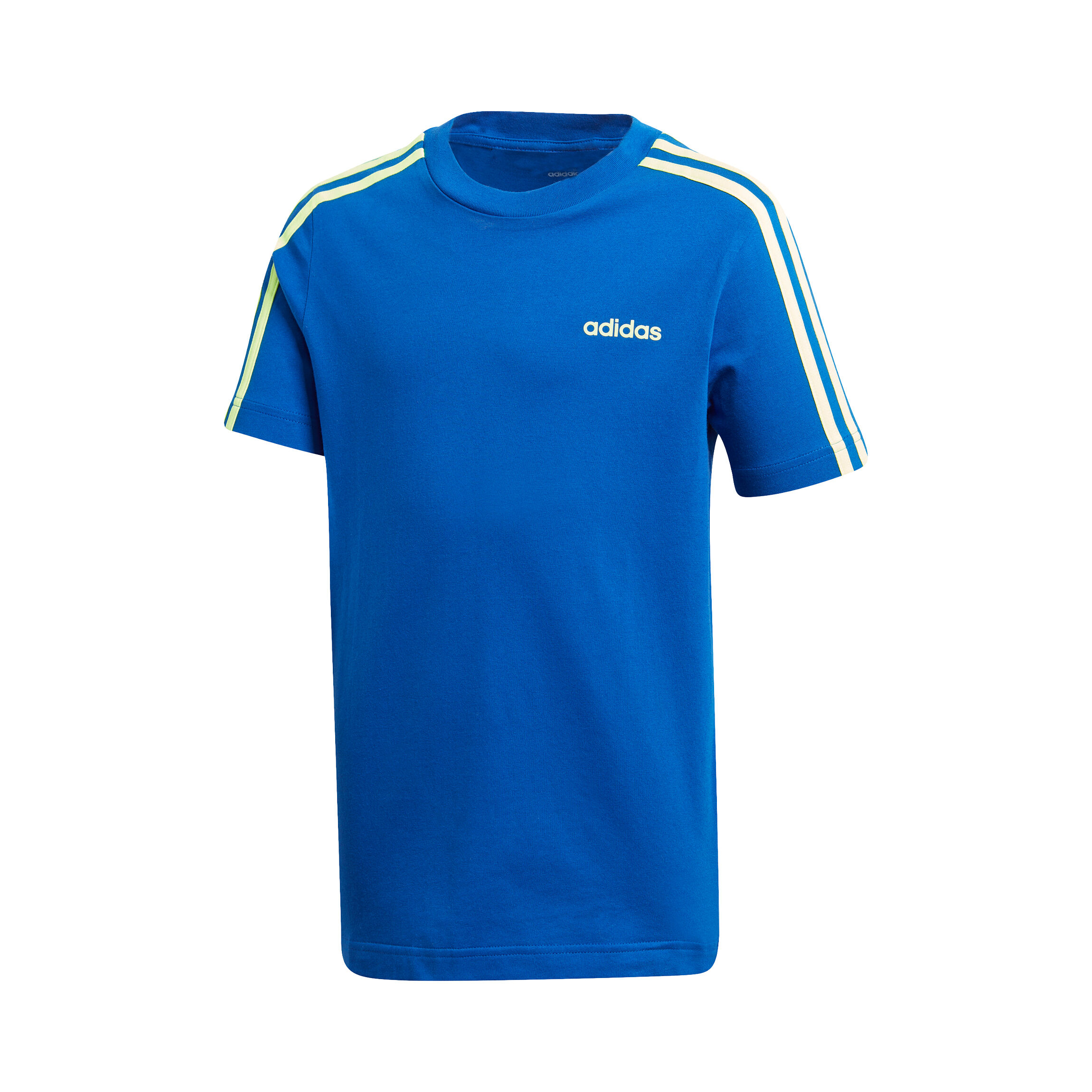 Essentials 3-Stripes T-Shirt Jungen - Blau, Weiß