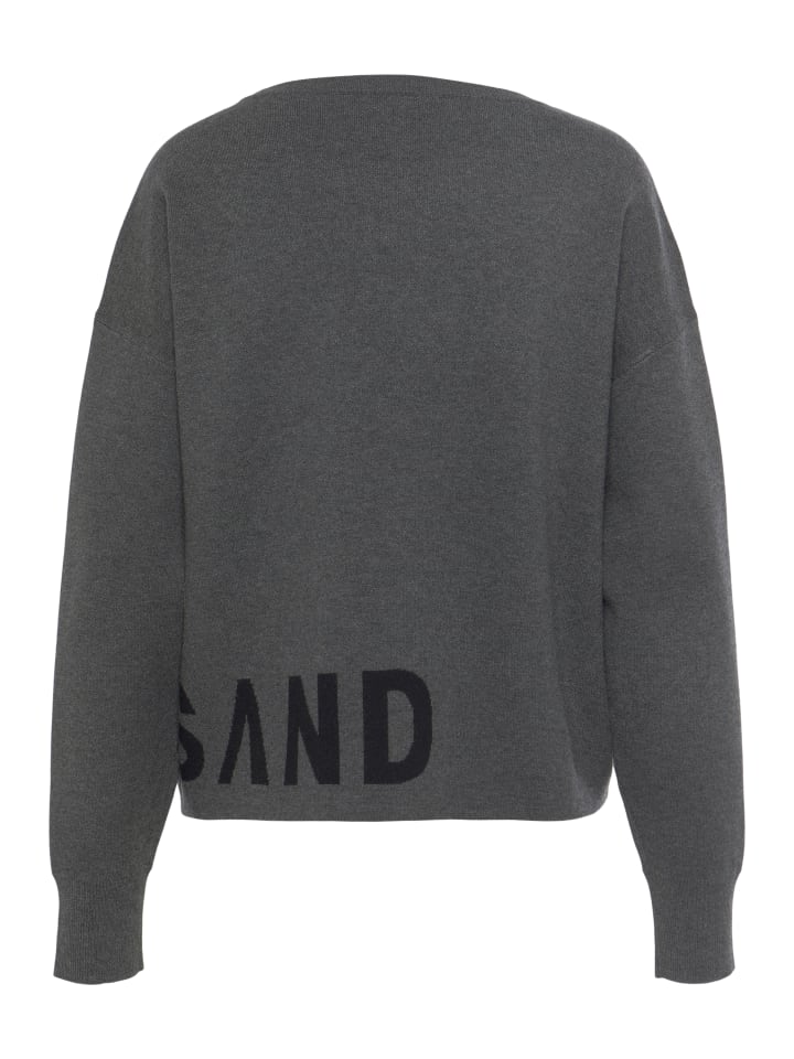 ELBSAND Strickpullover in Anthrazit günstig kaufen