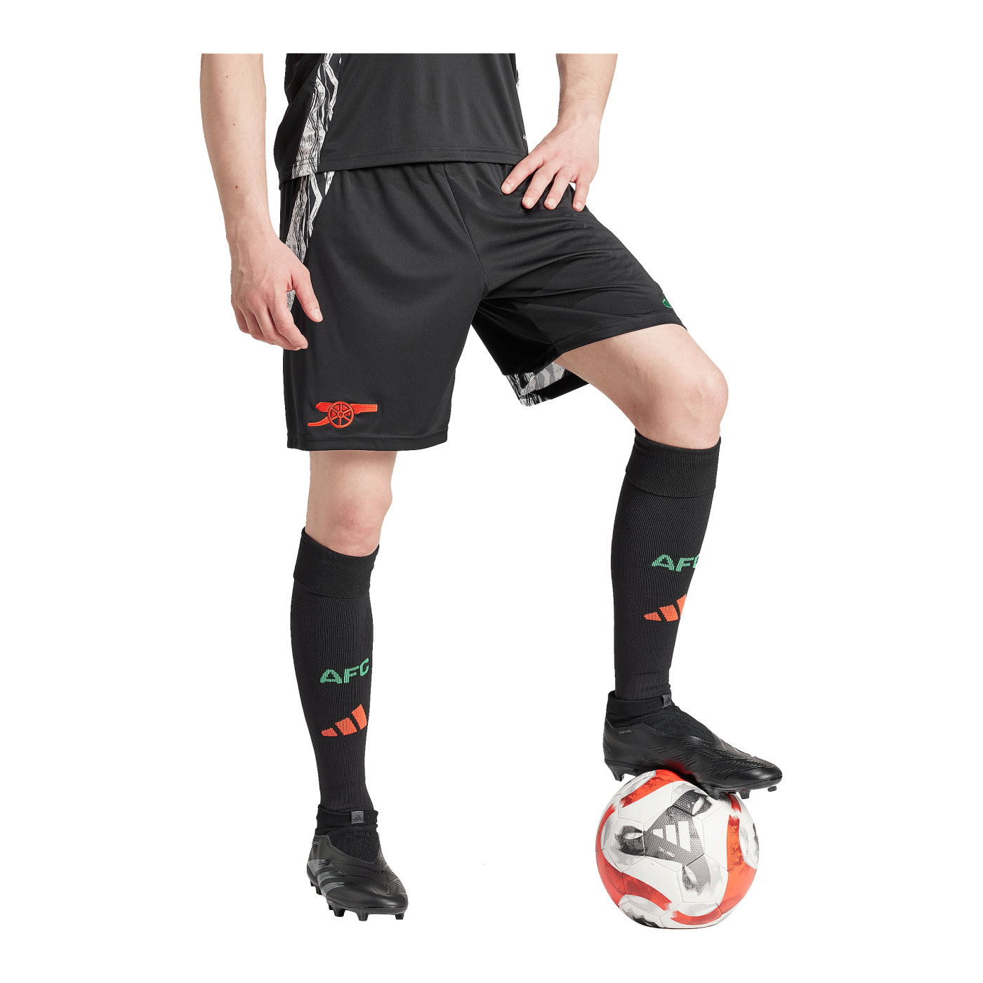 adidas FC Arsenal London Short Away 2024/2025 Schwarz