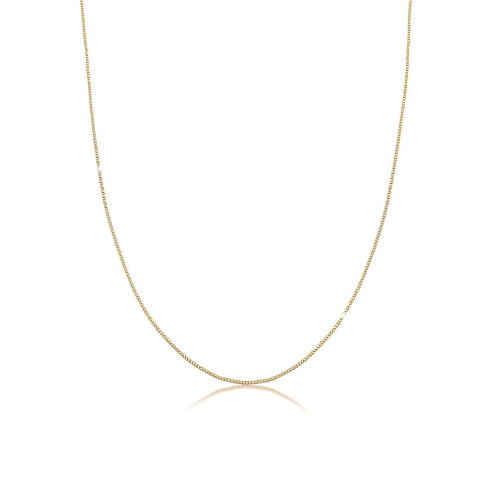 Elli Elli Collier Femme Simple de Base en Argent Sterling 925 Bijoux
