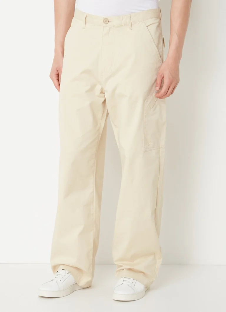 Pantaloni cargo cu croi larg și buzunare laterale Armani Exchange