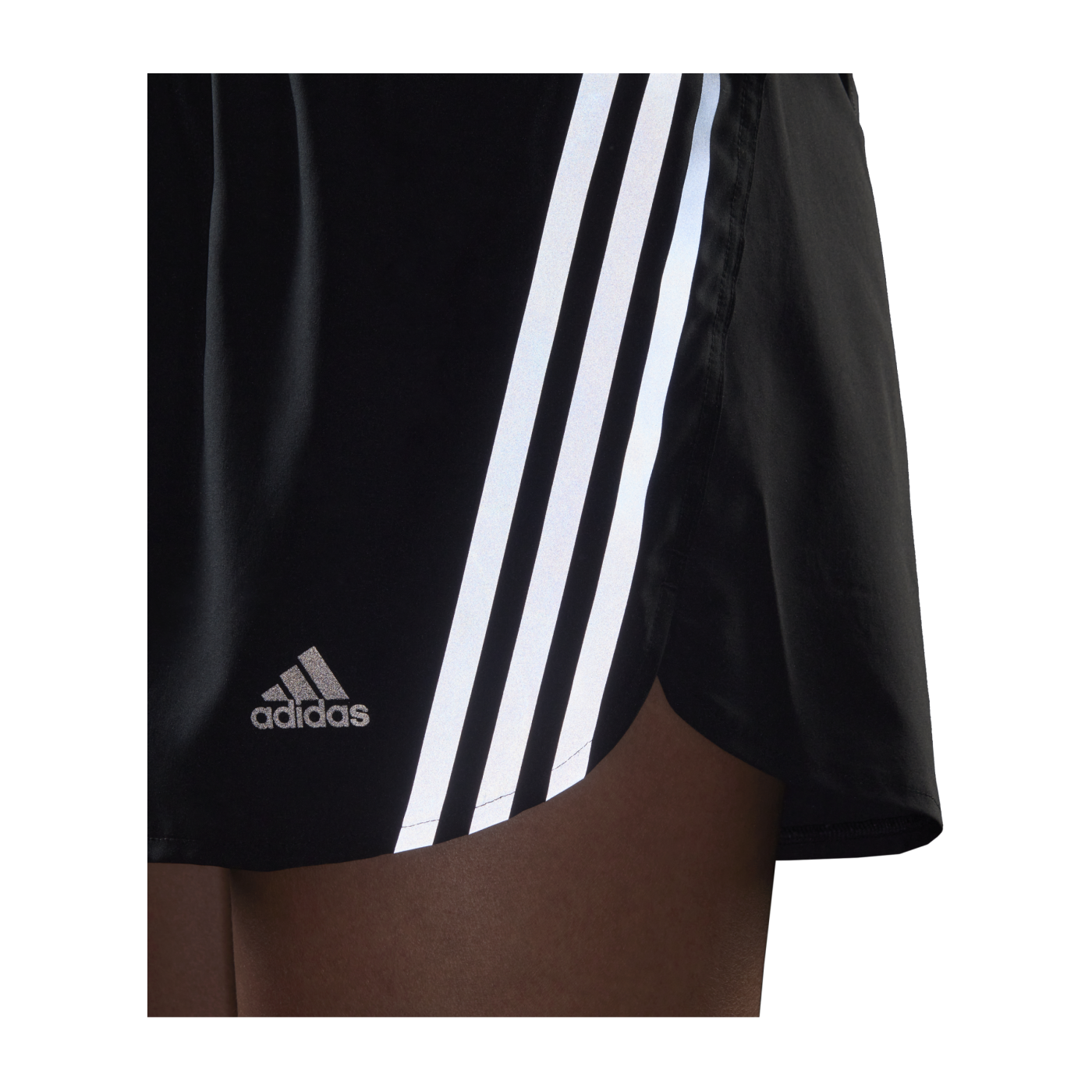 adidas 3S Running Short Damen Schwarz