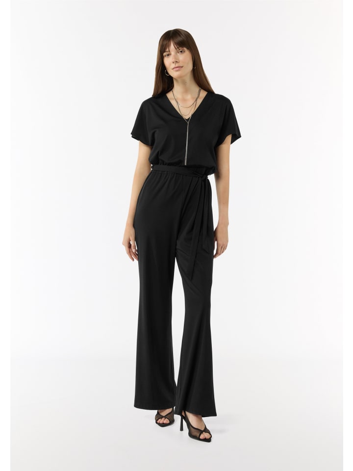 comma Overall lang in Schwarz günstig kaufen