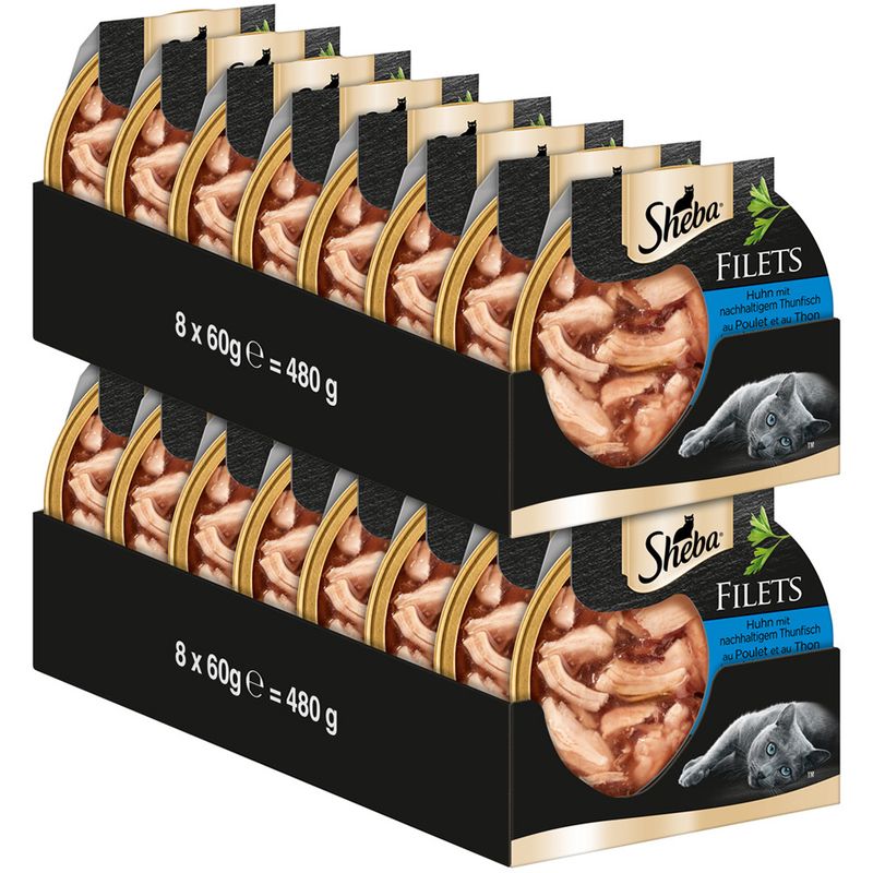 Sparpaket Sheba Filets 32 x 60 g zu TOP-Preisen