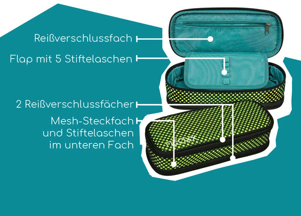 neoxx Schreibgeräteetui Catch, All about Neon, aus recycelten PET-Flaschen