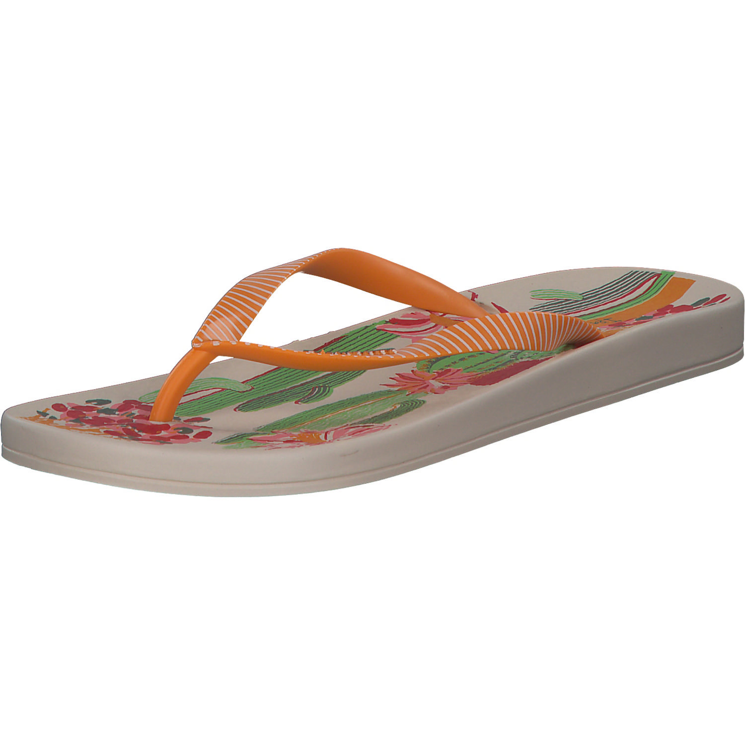 Ipanema Anat Cactus Fem 83326, Zehentrenner, Damen, beige/orange/green